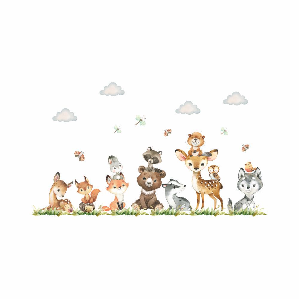 Adventure Friends Wall Stickers