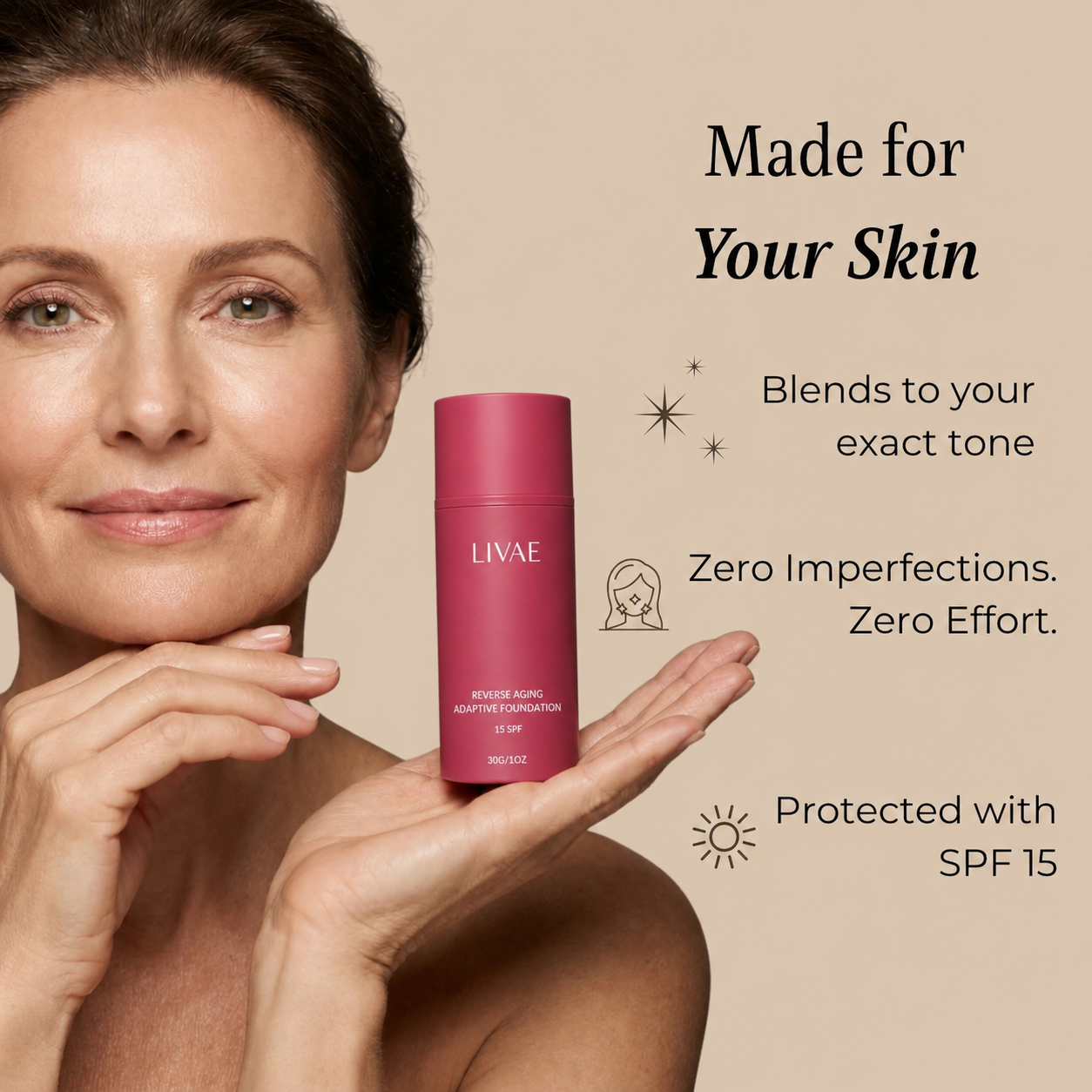 Reverse Aging Adaptive Foundation